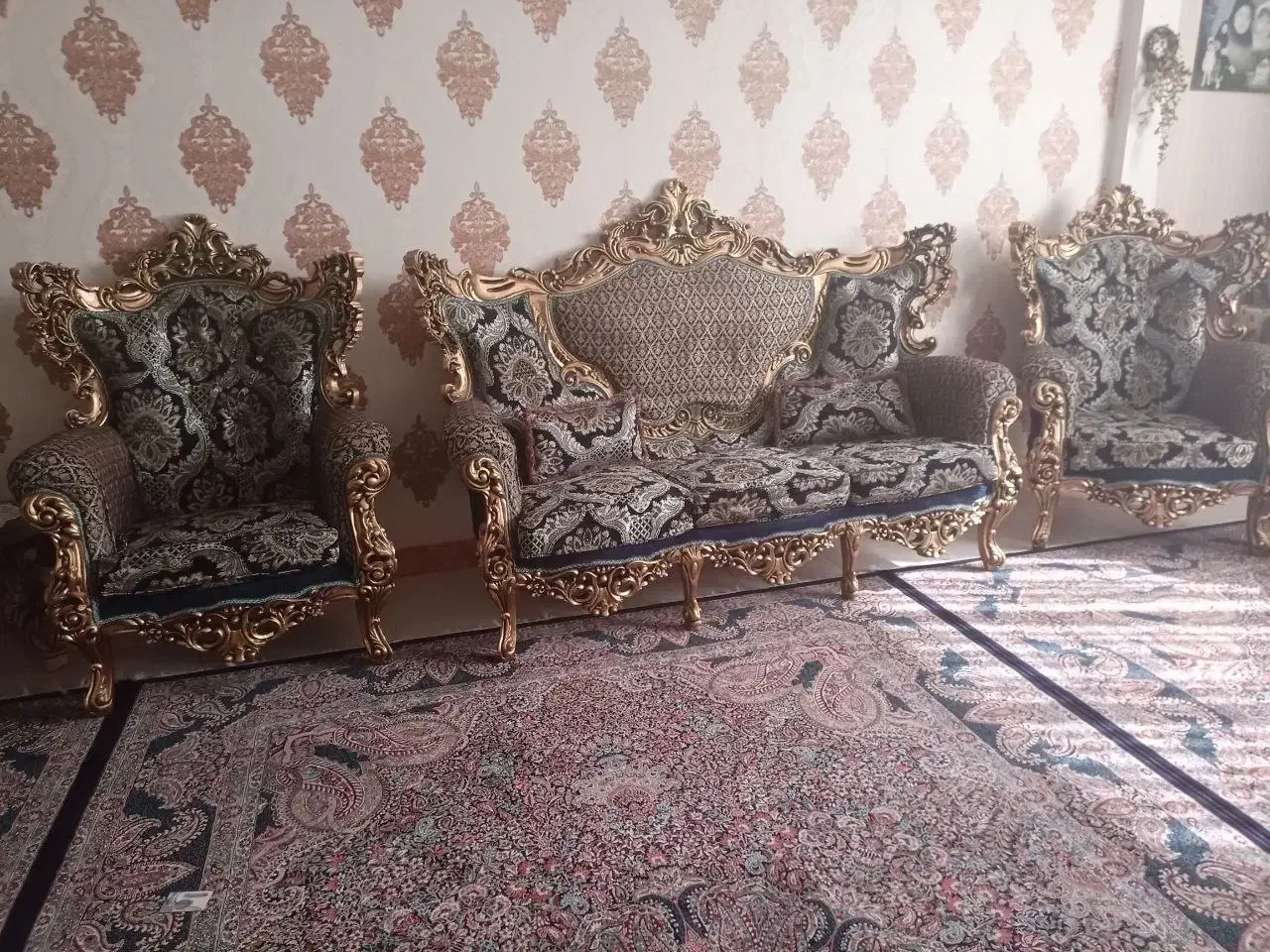 مبل سلطنتی|مبلمان خانگی و میز عسلی|اندیشه, شهرک مریم|دیوار