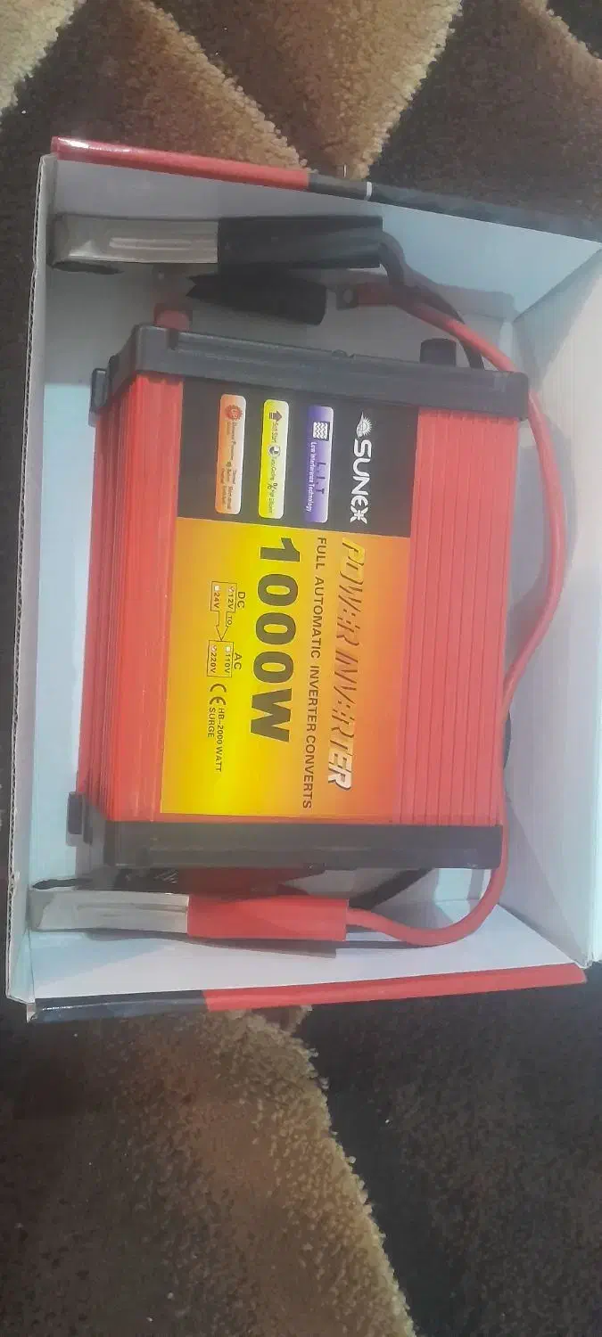 اینورتر(مبدل ۱۲به۲۲۰)مدل سانکس ۱۰۰۰ وات فروشی|ابزارآلات|برازجان, |دیوار