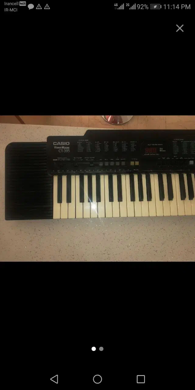 کیبورد CASIO 395 اصل ژاپن|پیانو، کیبورد، آکاردئون|تهران, سازمان آب|دیوار