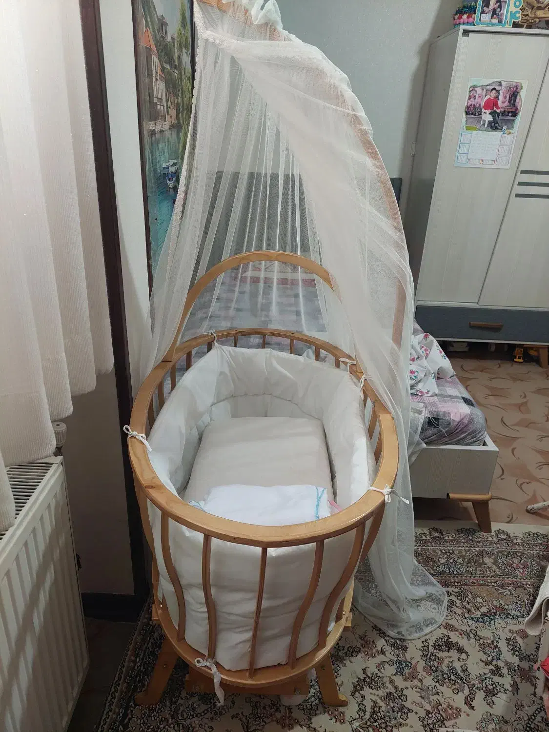 گهواره نوزاد|تخت و سرویس خواب|شیراز, تندگویان|دیوار