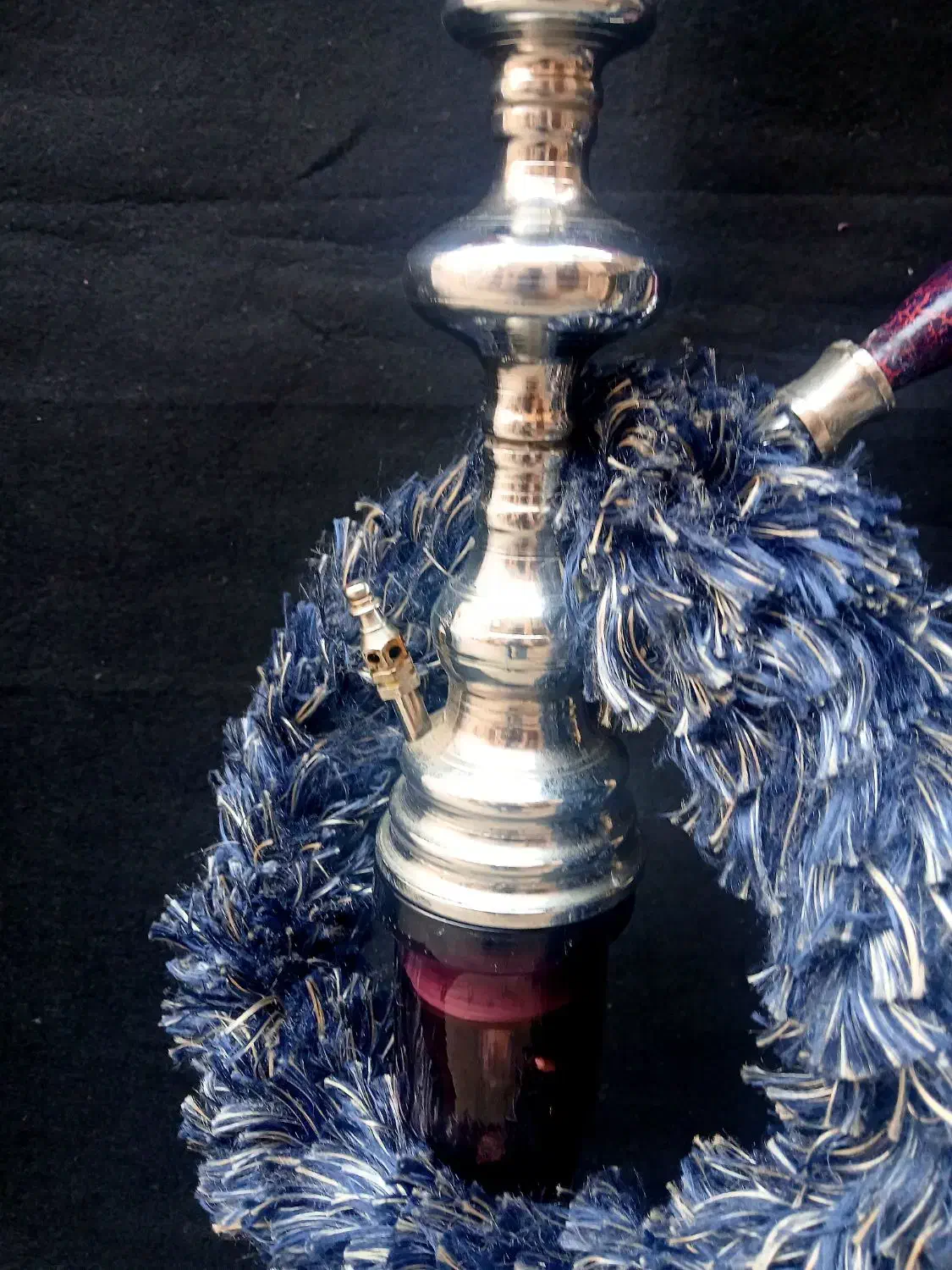 قلیان برنجی سوپاپ دار یخدان دار سنگین|کلکسیون و سرگرمی|ارومیه, |دیوار