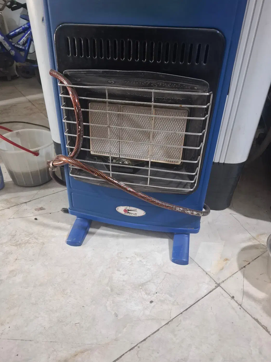 بخاری بدون دودکش آبسال سرامیکی سالم در حد نو|بخاری، هیتر، شومینه|کرج, شهرک بنفشه|دیوار