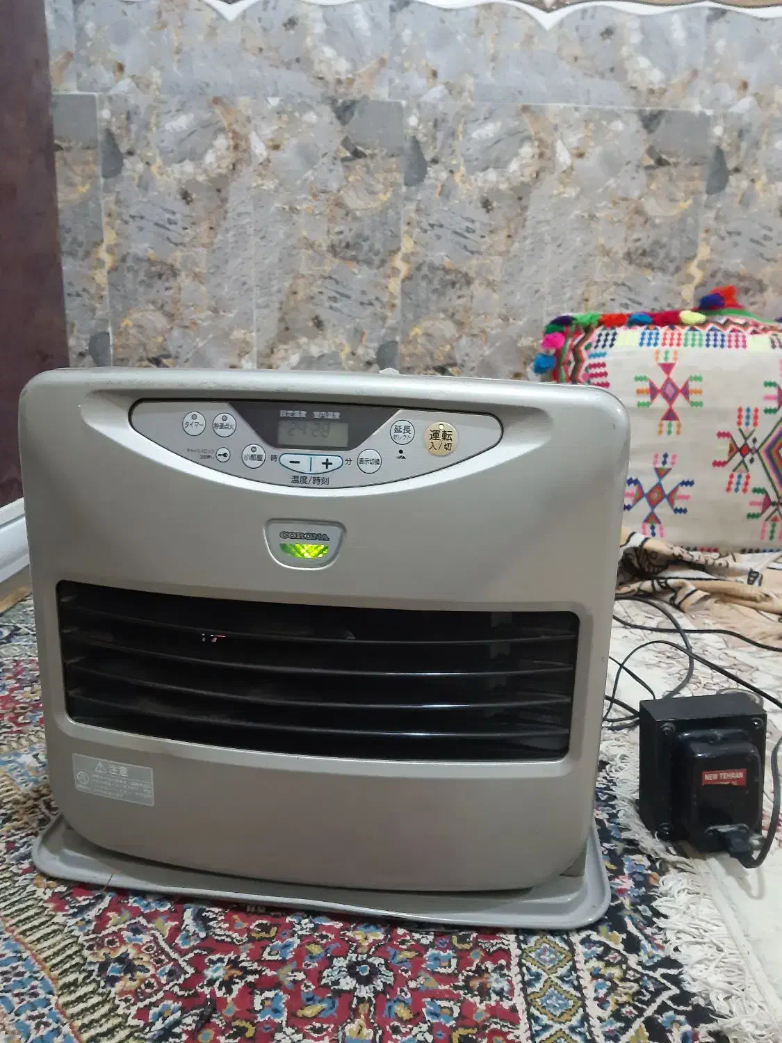 چراغ بخاری برقی نفتی در شهر میرجاوه|بخاری، هیتر، شومینه|میرجاوه, |دیوار