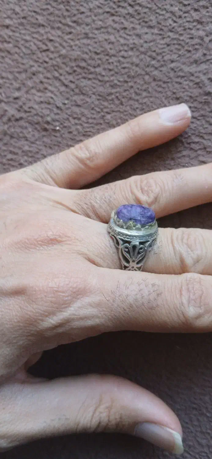 یاقوت نقره یاقوت  کبود اصل|جواهرات|شیراز, گلکوب|دیوار