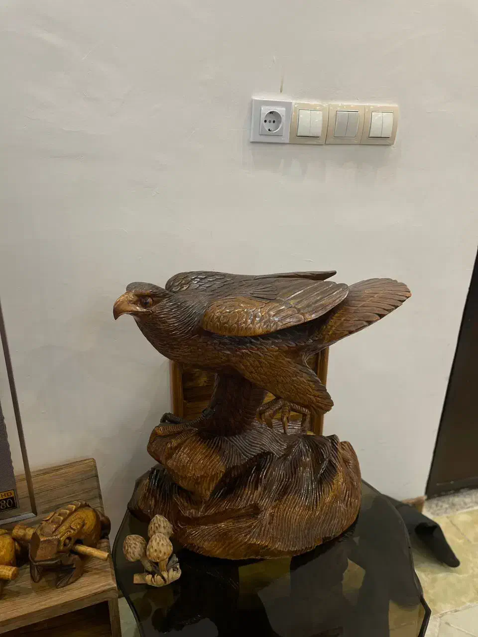 مجسمه های نفیس چوبی و نو|مجسمه، تندیس، ماکت|شیراز, احمدآباد|دیوار