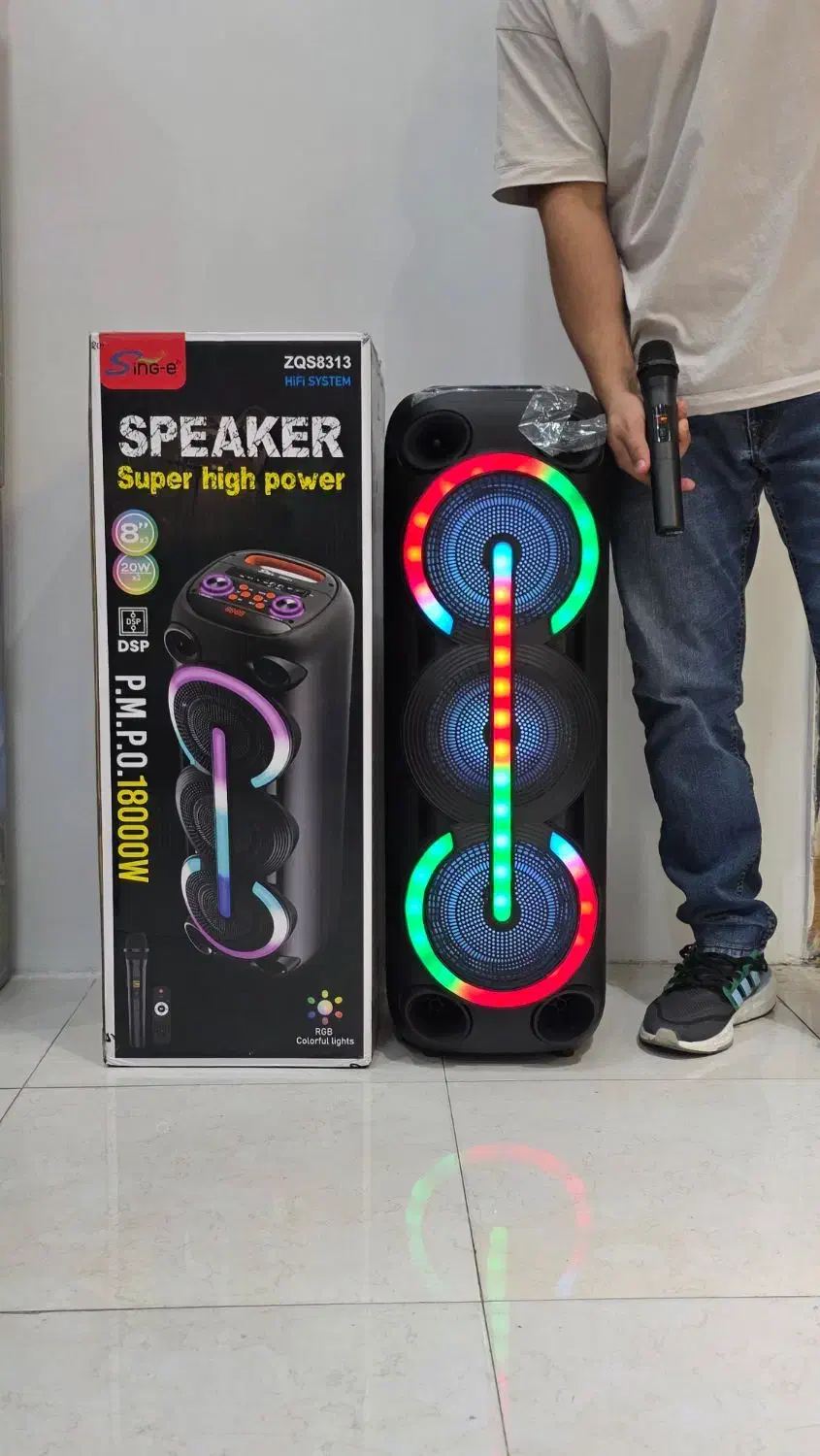 اسپیکر بلوتوثی ۱۱۰ سانتی ZQS باکیفیت|پخش‌کننده همراه|شهریار, شهریار|دیوار