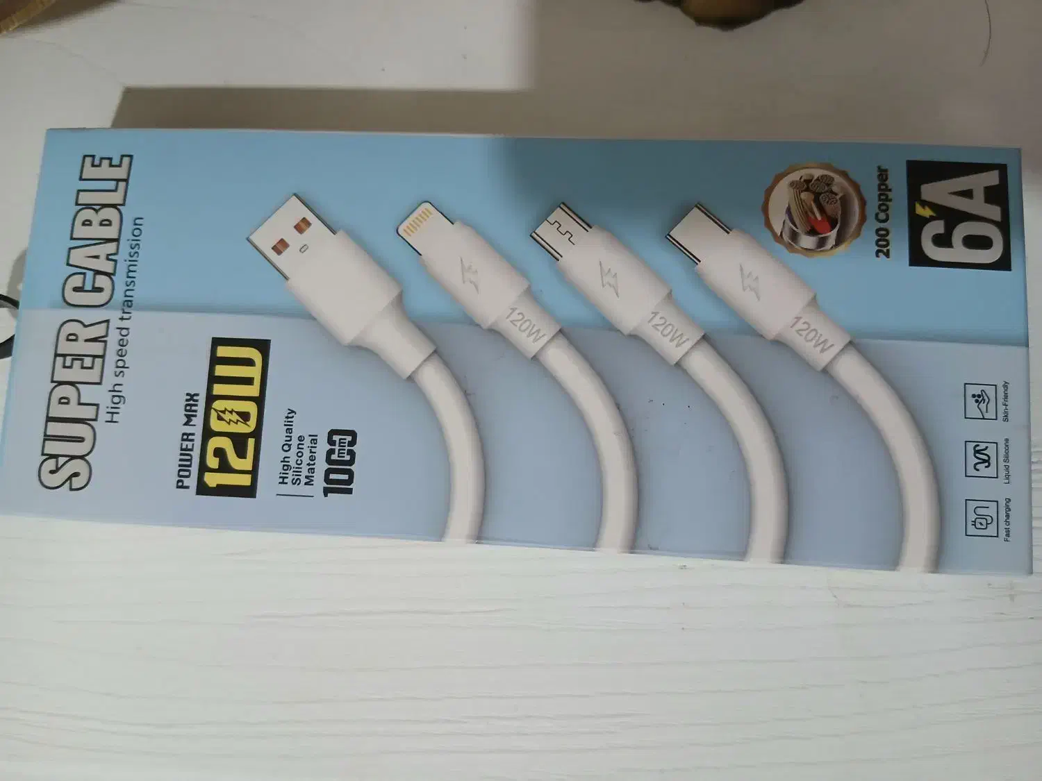 کابل تایپ سی فست شارژ|لوازم جانبی موبایل و تبلت|کوهدشت, |دیوار