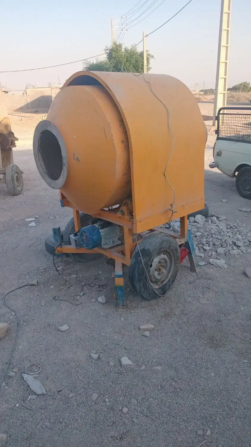 میکسر بتونیر بتن لر دنده کمر وزیر هیدرولیک|مصالح و تجهیزات ساختمان|کوهدشت, |دیوار