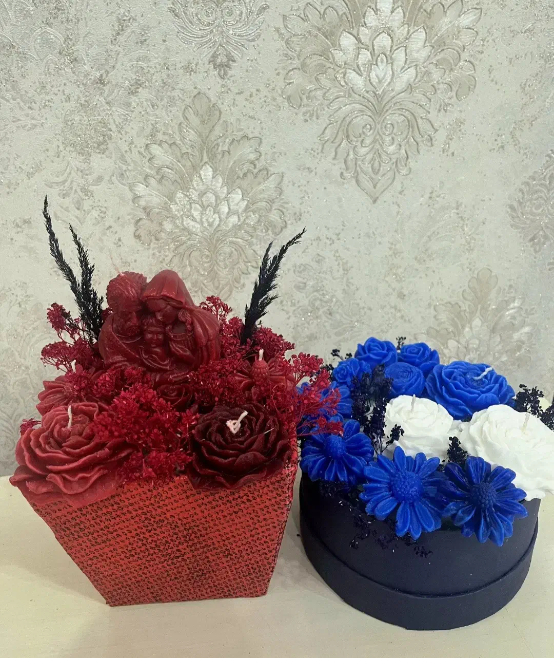 شمع|گل مصنوعی|ایذه, |دیوار