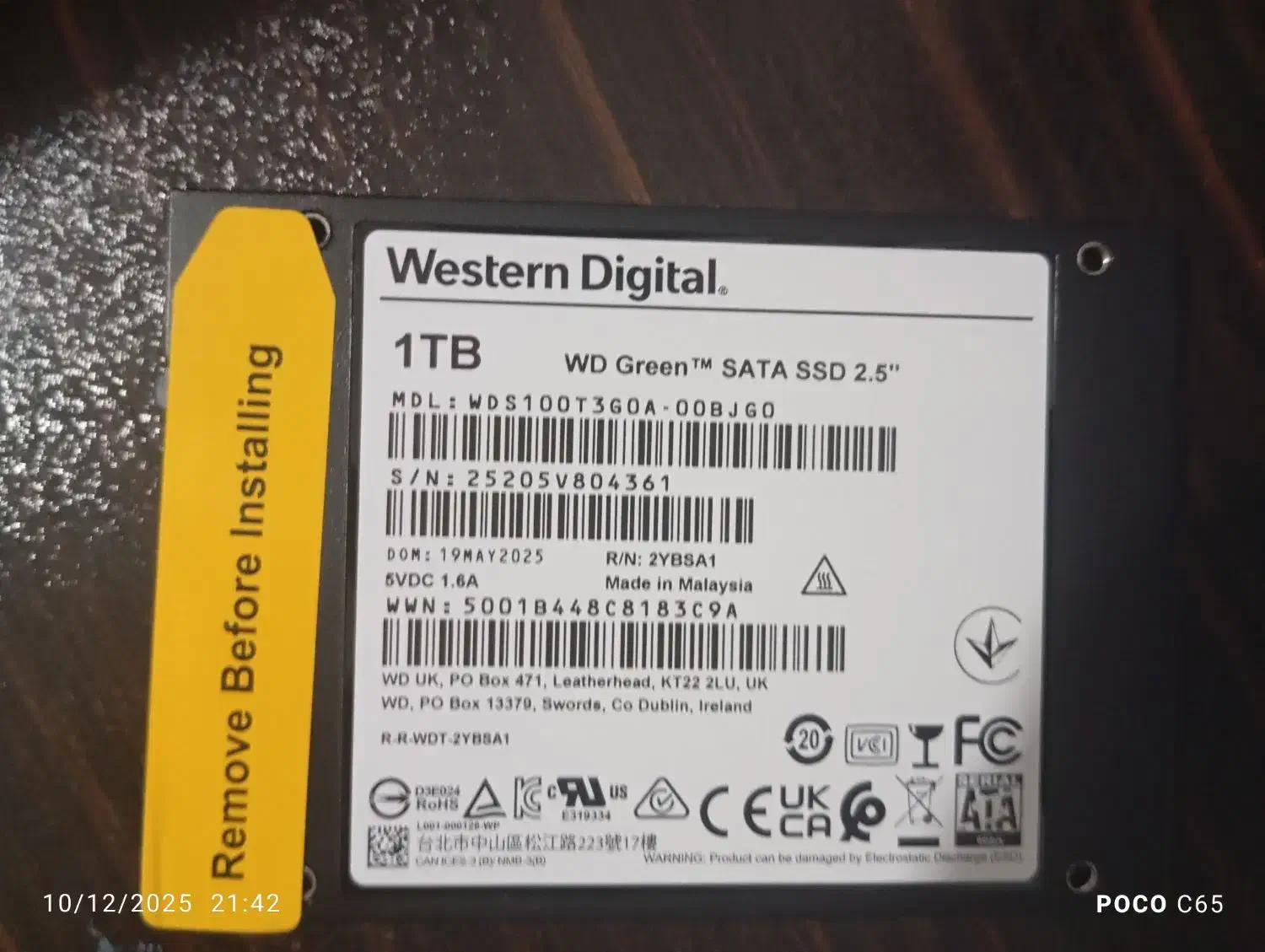 هارد ۱ ترابایت ssd|قطعات و لوازم جانبی رایانه|مریوان, |دیوار