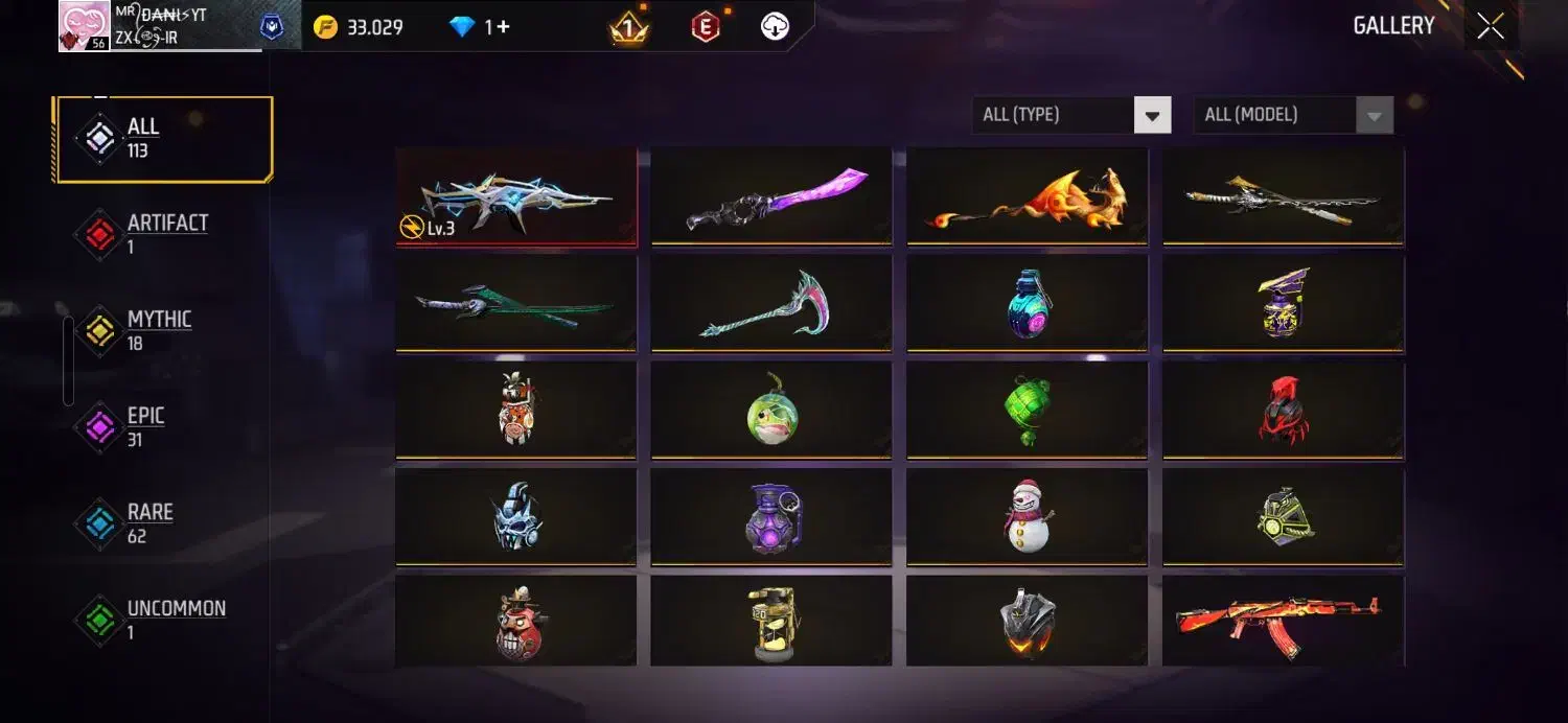 اکانت فری فایر|کنسول، بازی ویدئویی و آنلاین|گلبهار, شهر جدید گلبهار|دیوار