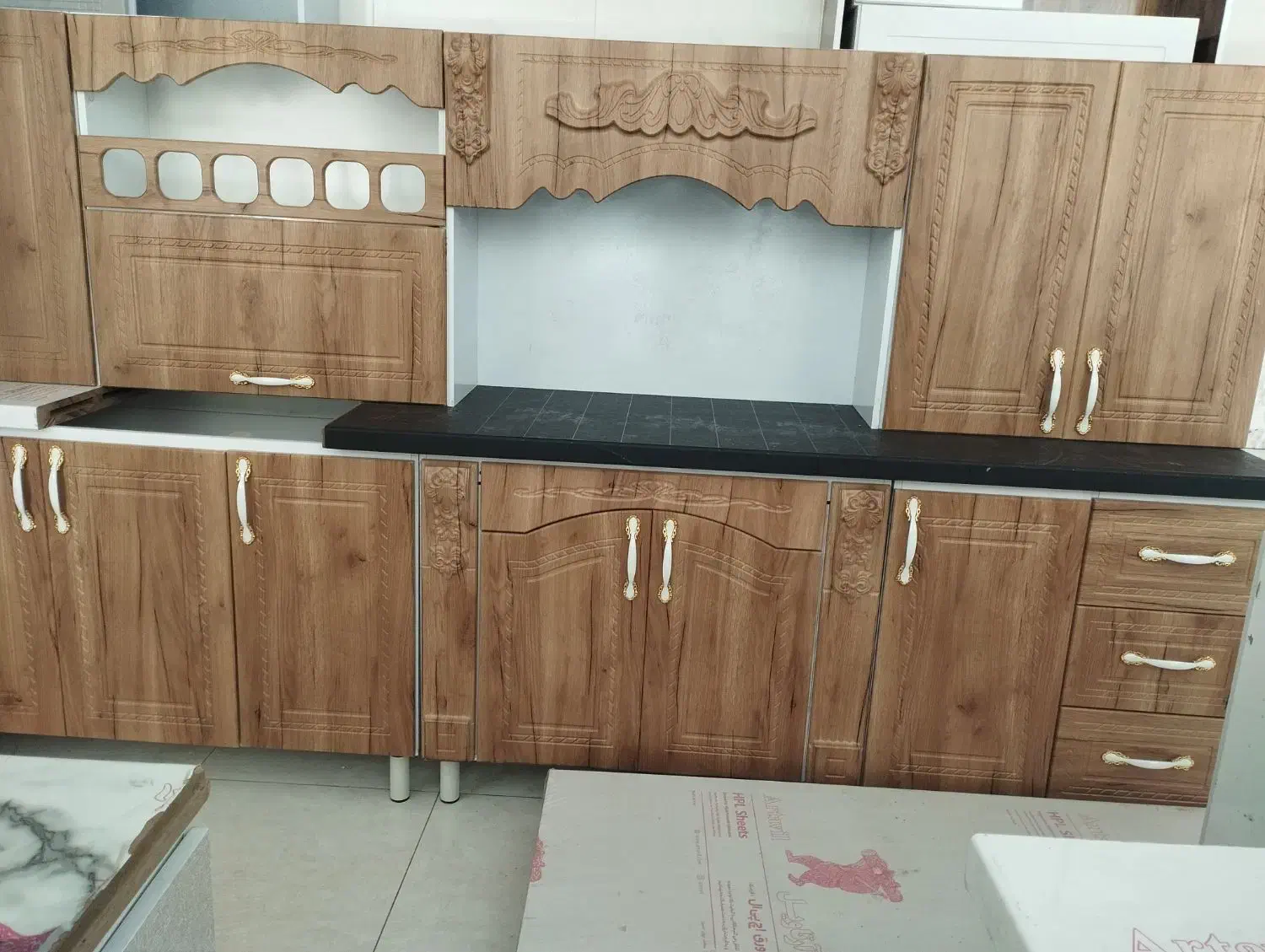 کابینت تولید انواع کابینت 3 بالا و 3 پایین کد 320|مصالح و تجهیزات ساختمان|لاران, |دیوار