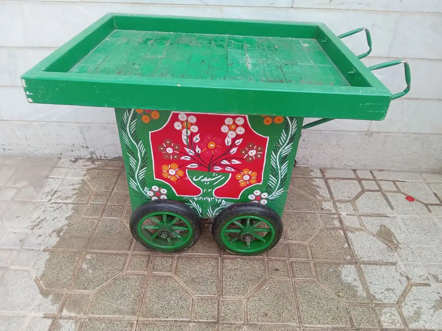 چرخ یا گاری طحافی|صنایع دستی و سایر لوازم تزئینی|تهران, حکیمیه|دیوار