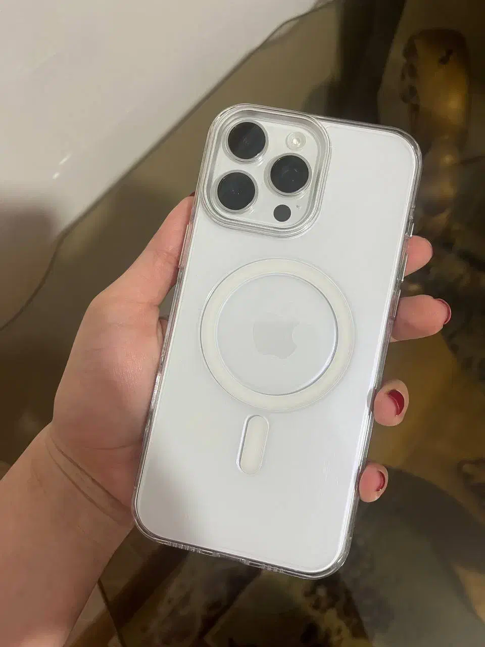 آیفون 16پرومکس سفید در حد نو|موبایل|رشت, استادسرا|دیوار