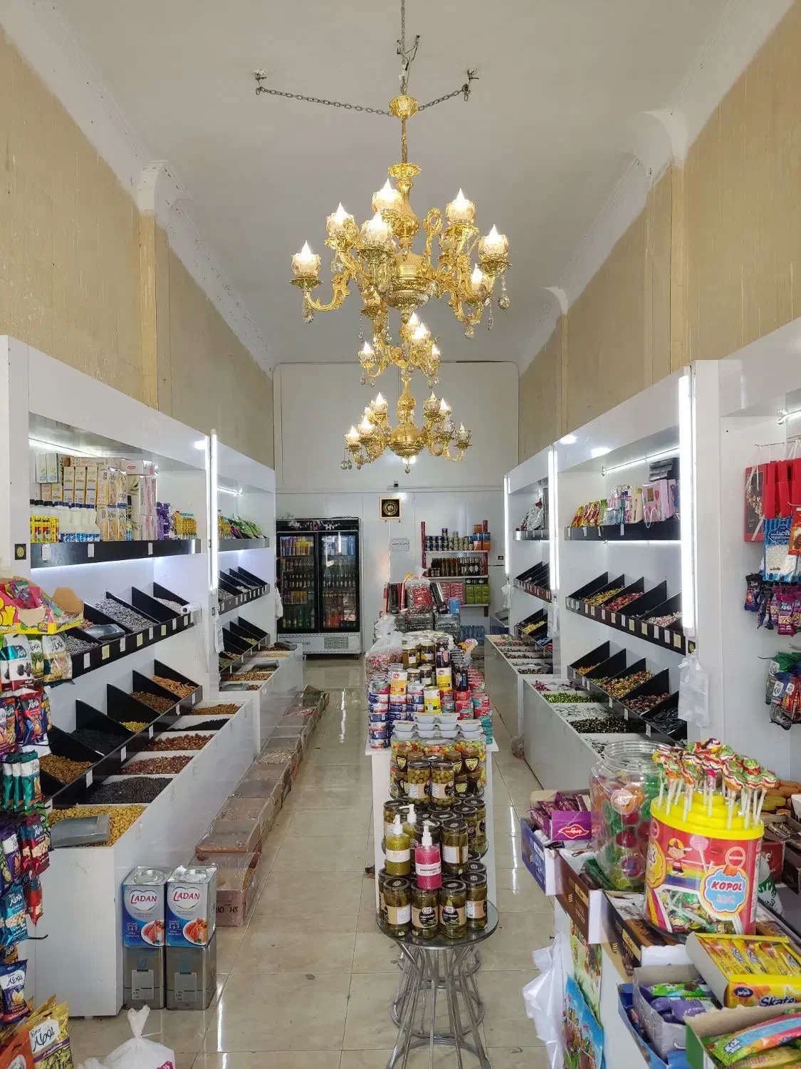 لوستر سلطنتی دو طبقه نصف قیمت کارخانه|لوستر و چراغ آویز|زابل, |دیوار