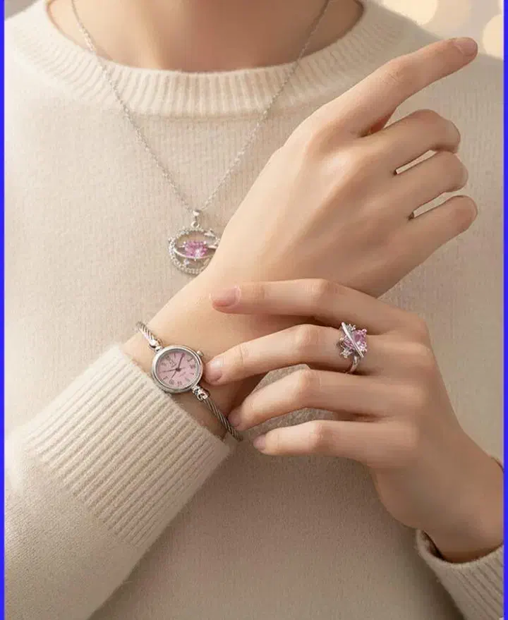 ست زنانه ساعت. انگشتر و گردنبند|ساعت|آبادان, |دیوار