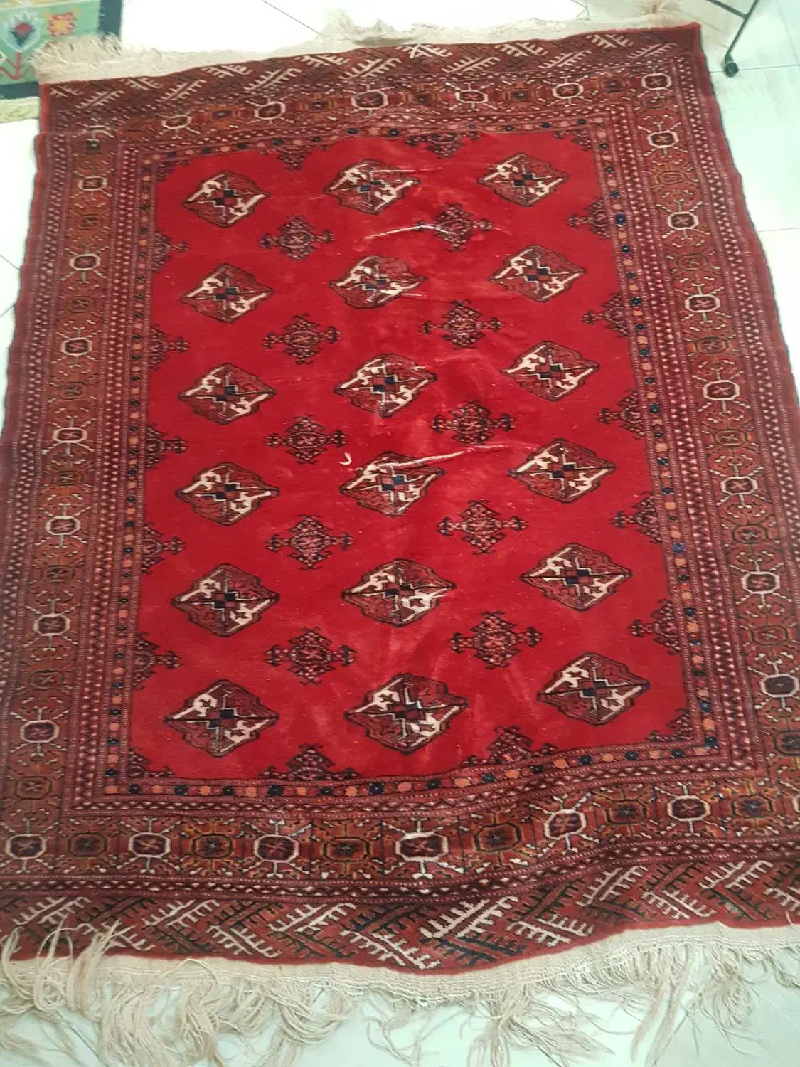 قالیچه دستبافت ترکمن|فرش|تهران, ستارخان|دیوار