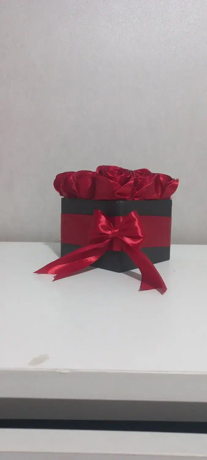 باکس گل روبانی|گل مصنوعی|خرم‌آباد, |دیوار