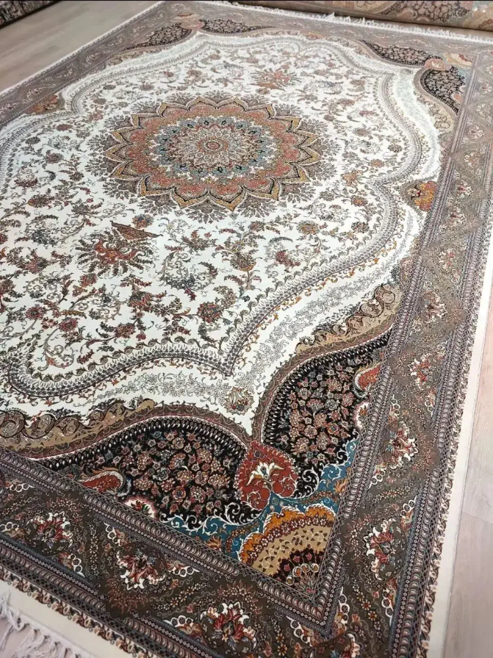 یک جفت فرش ۱۲متری. درحد نونو. ۱۰۰درصد نخ|فرش|تهران, سوهانک|دیوار