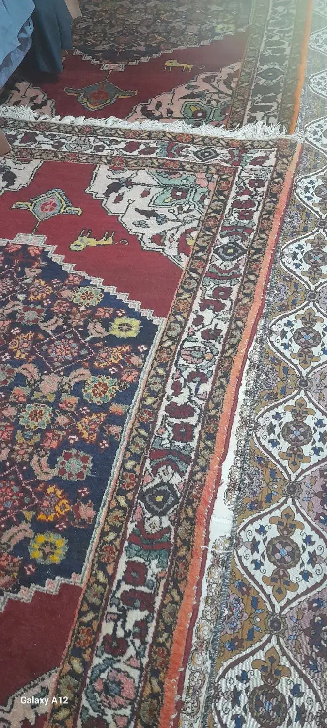 فرش دستباف با رنگ گیاهی 50 سال جفت کناره 2 × 1.5|فرش|مراغه, |دیوار