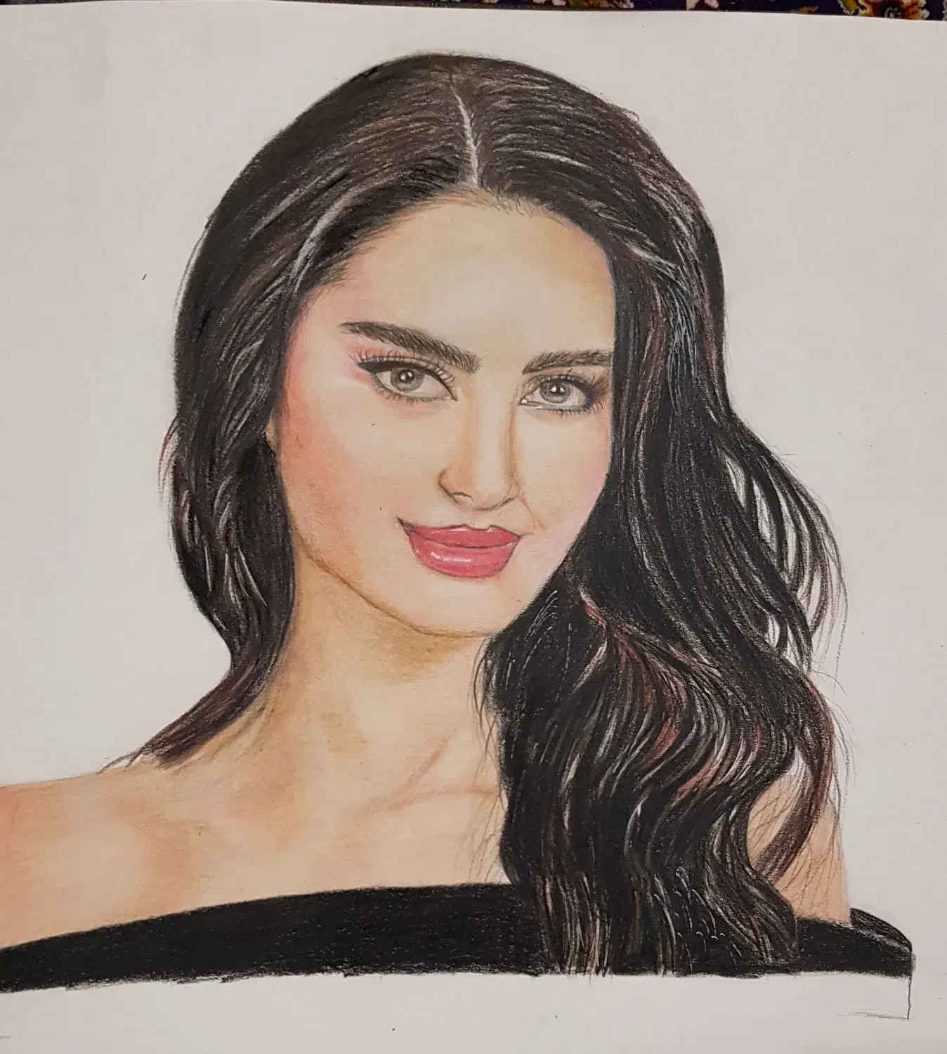 طراحی سیاه قلم چهره|تابلو، نقاشی، عکس|گراش, |دیوار