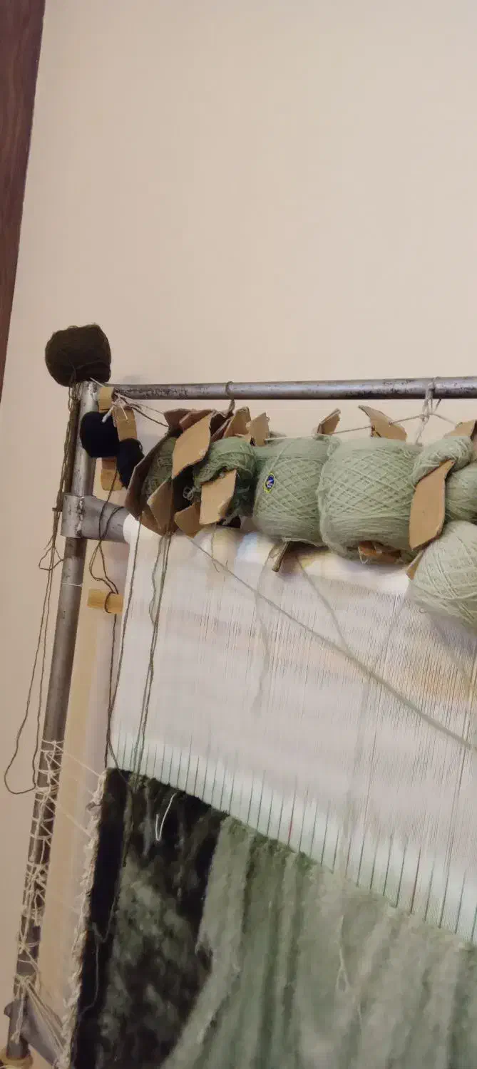 تابلو فرش ماه ودختر نخ ونقشه تبریز بیرقی|تابلو فرش|مشهد, صیاد شیرازی|دیوار