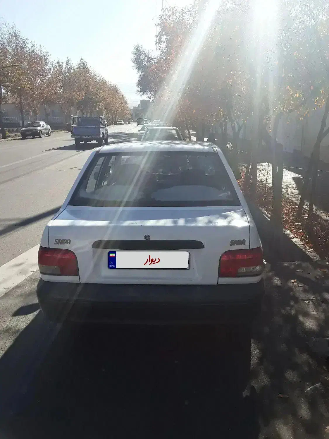 پراید مدل ۸۹ سفید دوگانه کارخانه|خودرو سواری و وانت|اهر, |دیوار