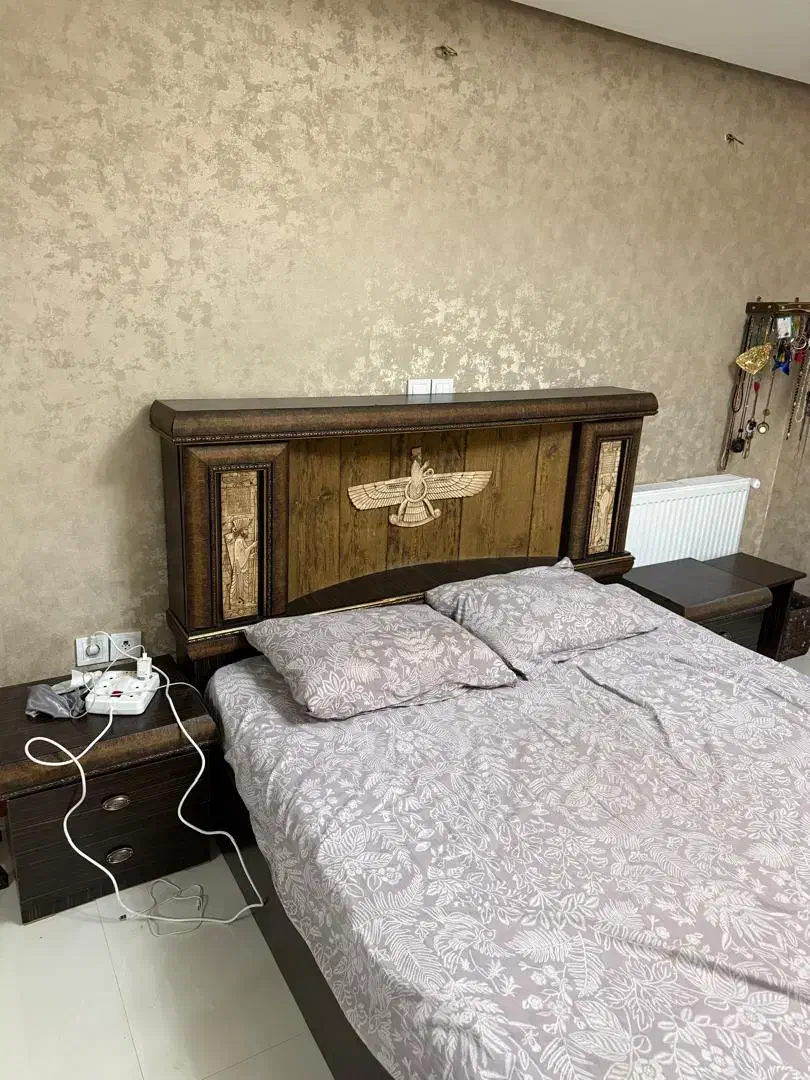 سرویس خواب دونفره درحدنو|تخت و سرویس خواب|شیراز, شهرک برف فروشان|دیوار