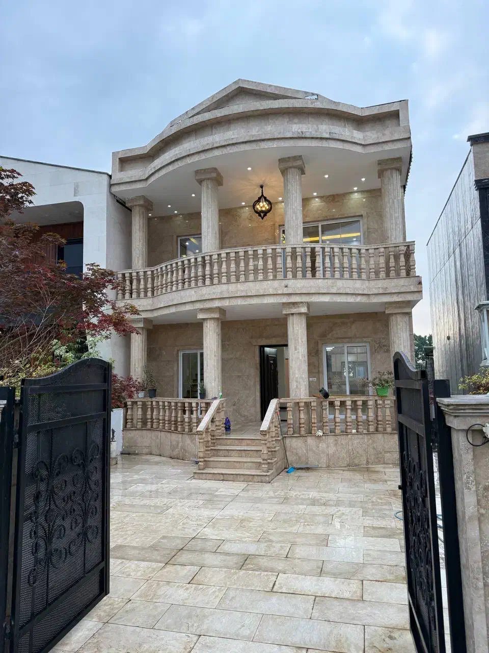 کاخ ویلای نماسنگ باسندتک برگ تاساحل۵ دقیقه|فروش خانه و ویلا|تهران, اقدسیه|دیوار