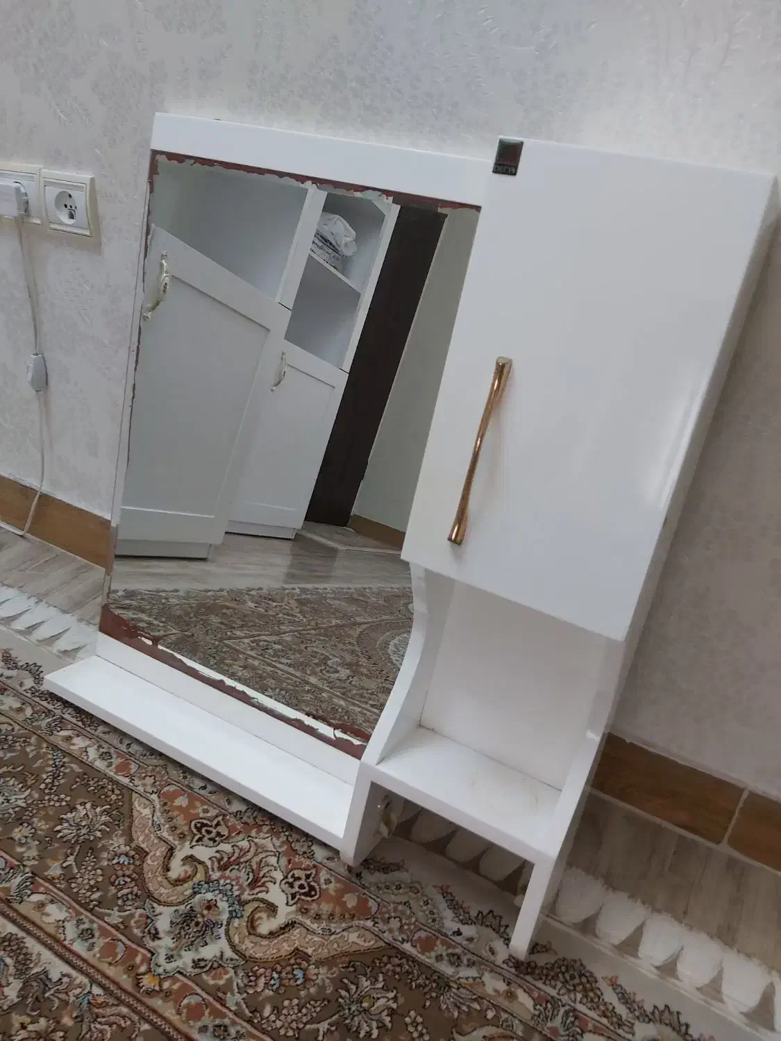 آینه روشویی دو تیکه|لوازم سرویس بهداشتی|رشت, باهنر|دیوار