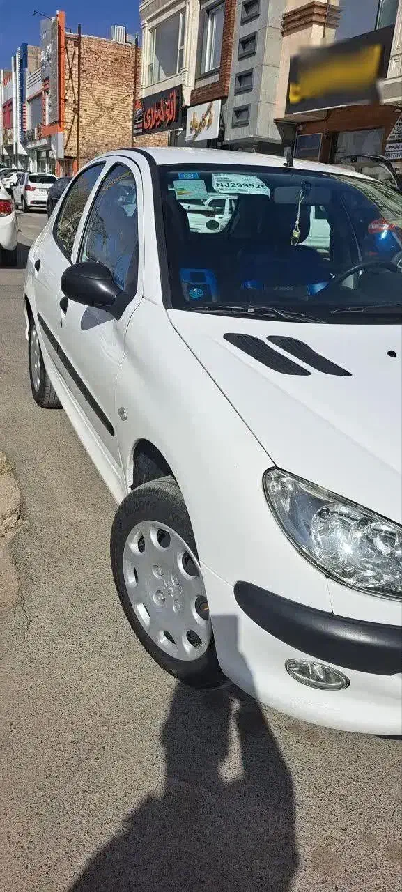 پژو۲۰۶سفید tu31401|خودرو سواری و وانت|بیرجند, |دیوار