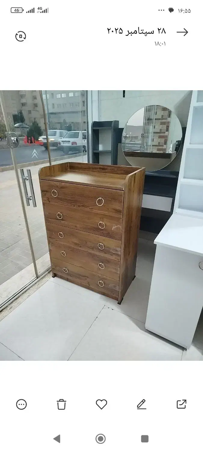 دراور پنج کشابه زیبا|جاکفشی، کمد، دراور|فولادشهر, مسکن مهر فولادشهر|دیوار