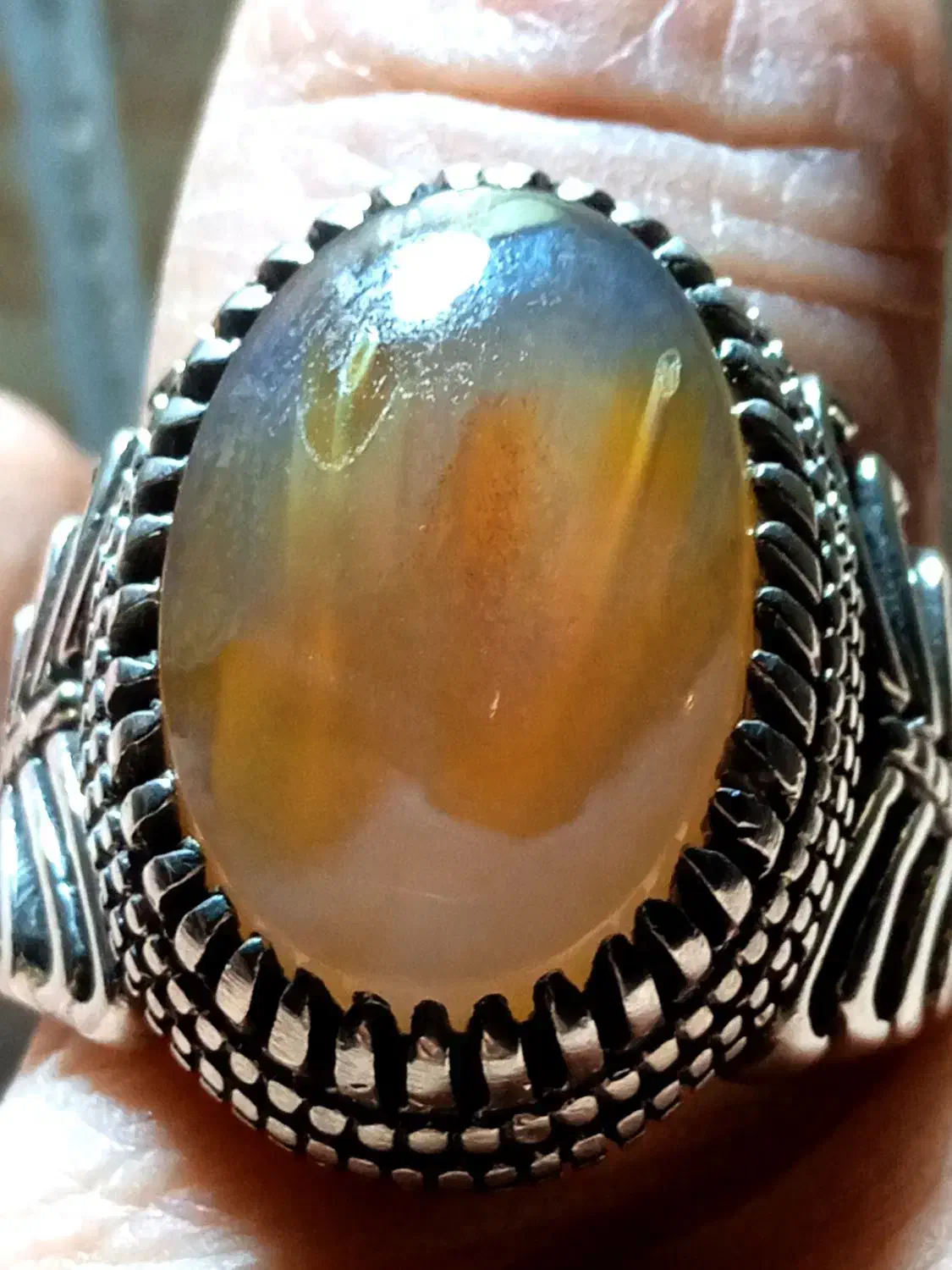 انگشتر یاقوت کهنه... خط کهنه عقیق طوقدار|جواهرات|اسلامشهر, زرافشان|دیوار