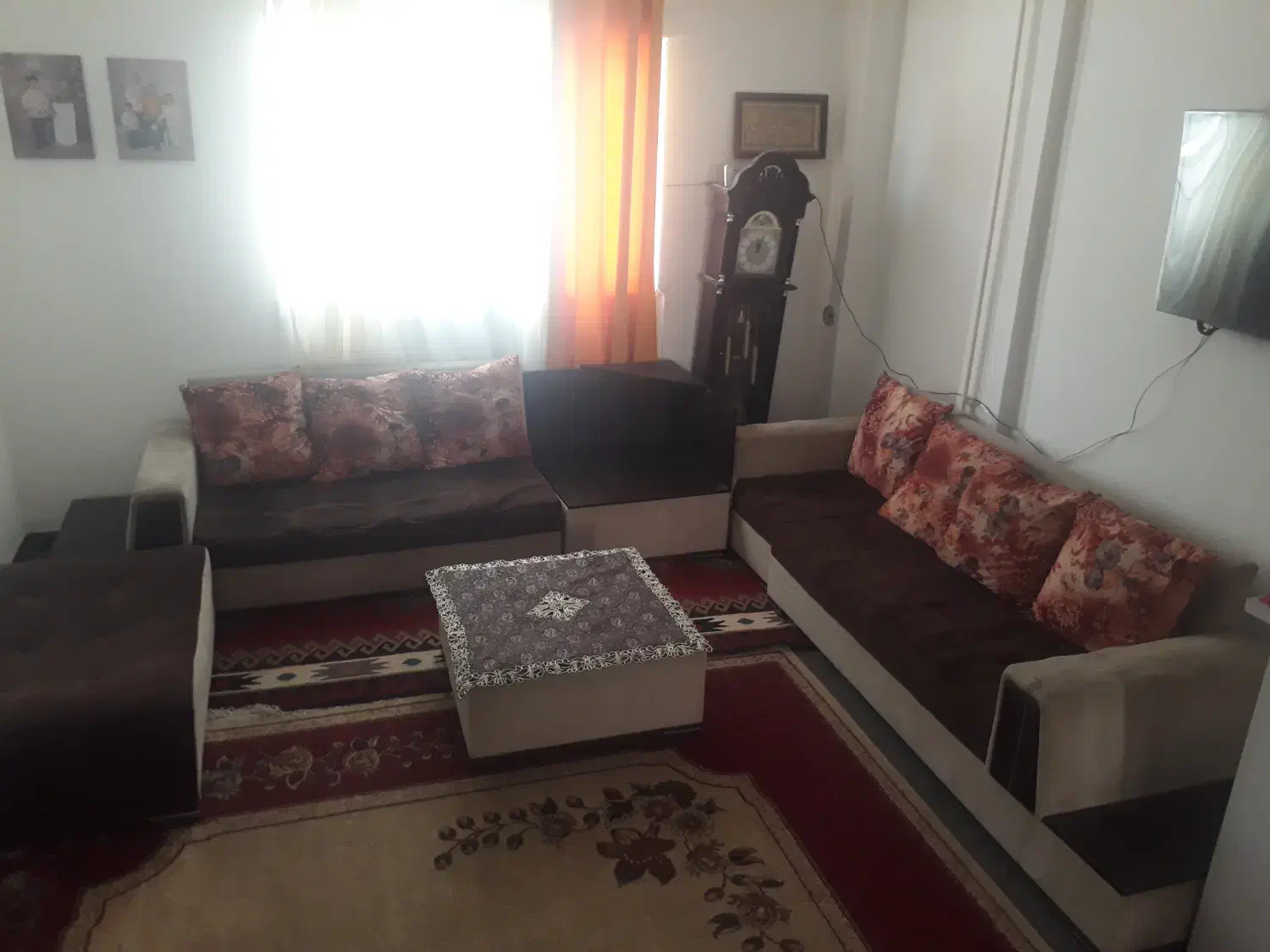 یک دست مبل تمیز ولی کارکرده|مبلمان خانگی و میز عسلی|یاسوج, |دیوار