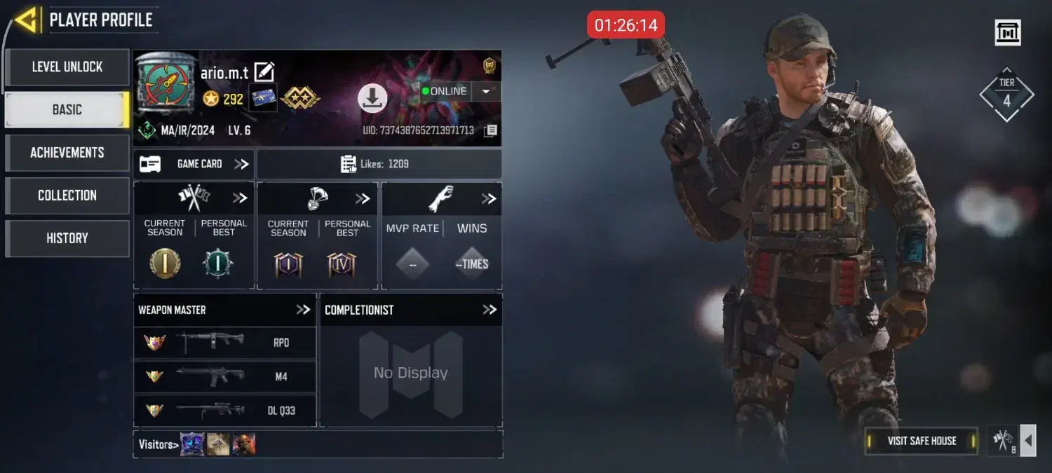 فروش اکانت کالاف دیوتی|کنسول، بازی ویدئویی و آنلاین|بم, |دیوار