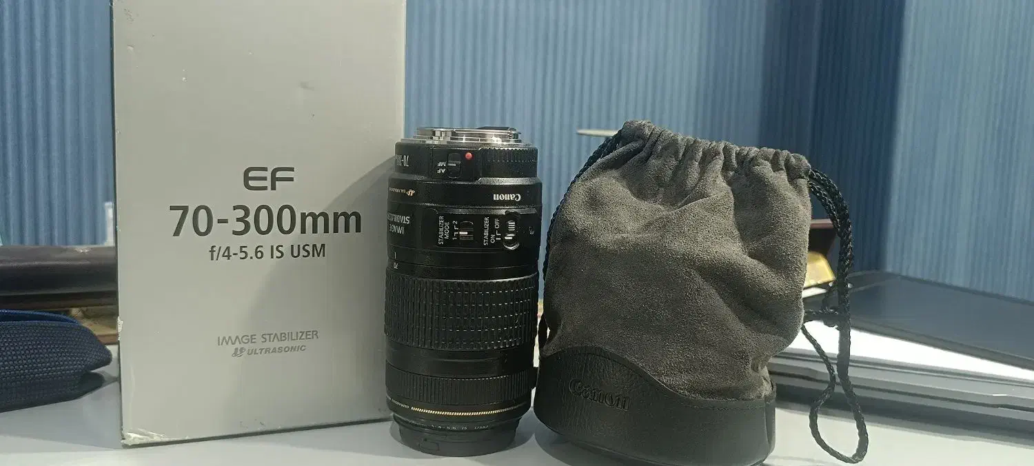 لنز کنون Canon EF 70-300mm|دوربین عکاسی و فیلم‌برداری|قدس, شهر‌قدس|دیوار