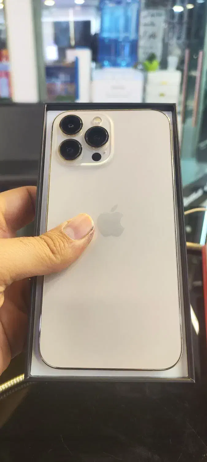 iphone 13 pro max رنگ گلد za در حد نو|موبایل|اصفهان, چرخاب|دیوار