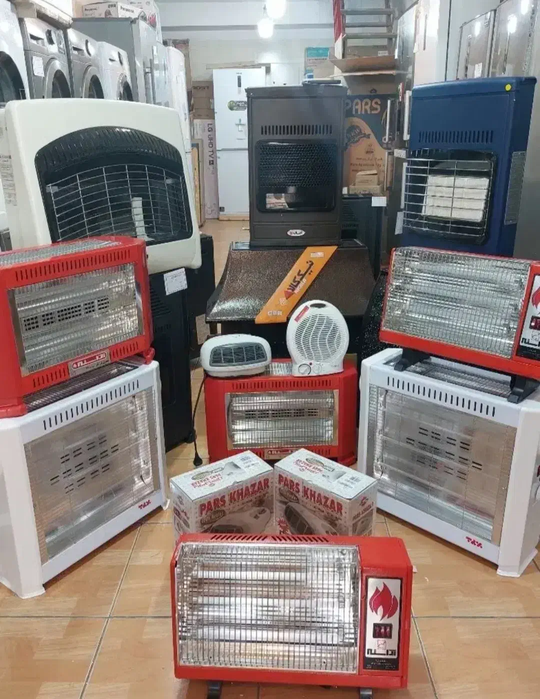 فروش عمده و تکی بخاری برقی گرمادهی فضا تا ۹۰ متر|بخاری، هیتر، شومینه|ساری, |دیوار