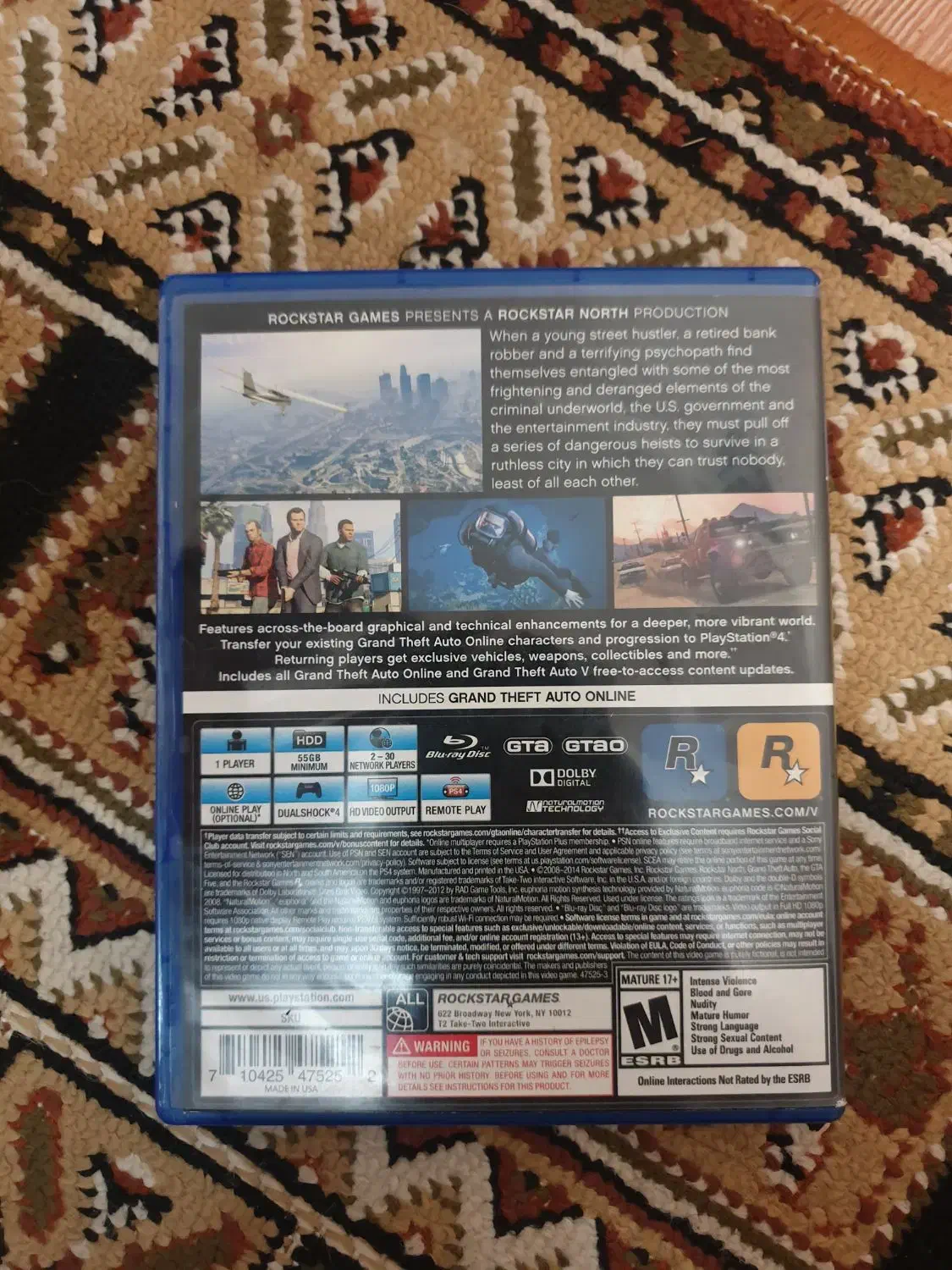 دیسک جی تی ای وی ریجن all|کنسول، بازی ویدئویی و آنلاین|فولادشهر, A6|دیوار