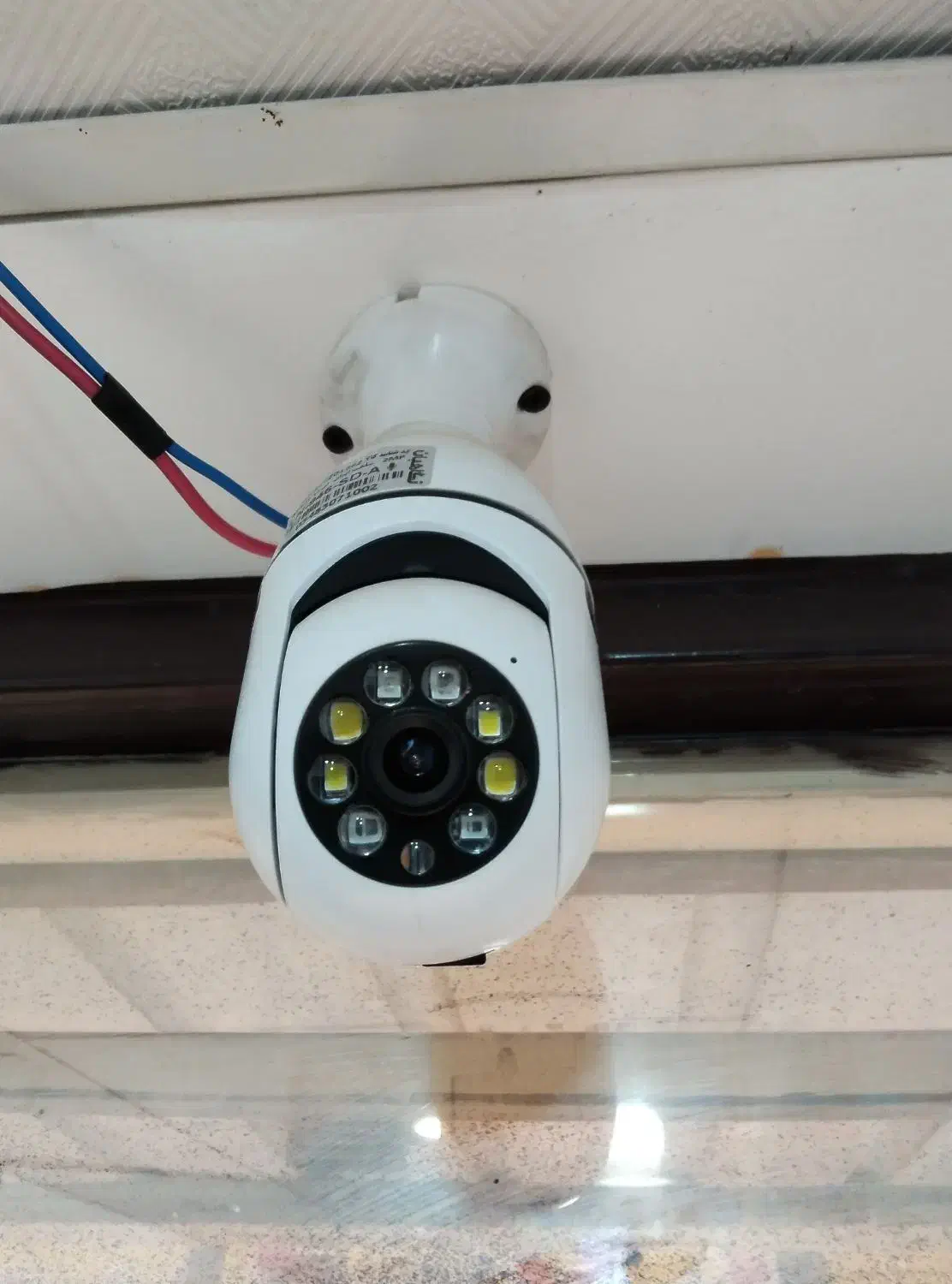 دوربین چرخشی لامپی|دوربین مداربسته|ساوه, |دیوار