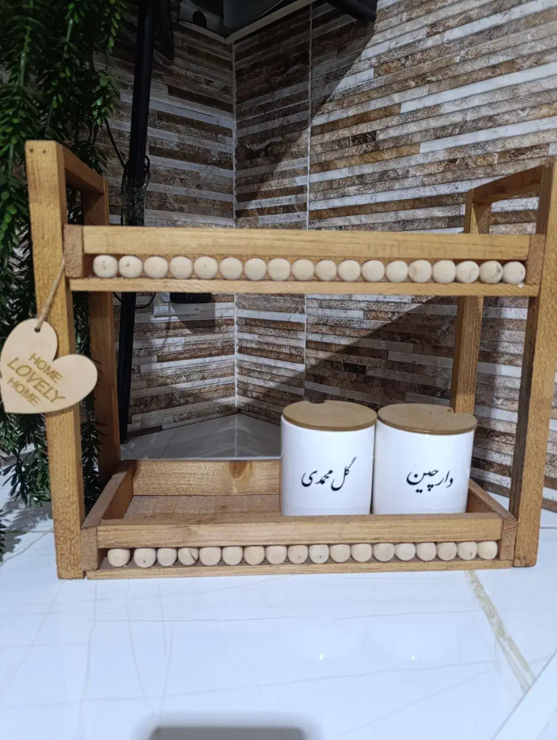 استند چوبی نو|صنایع دستی و سایر لوازم تزئینی|قم, چهل درخت‎|دیوار