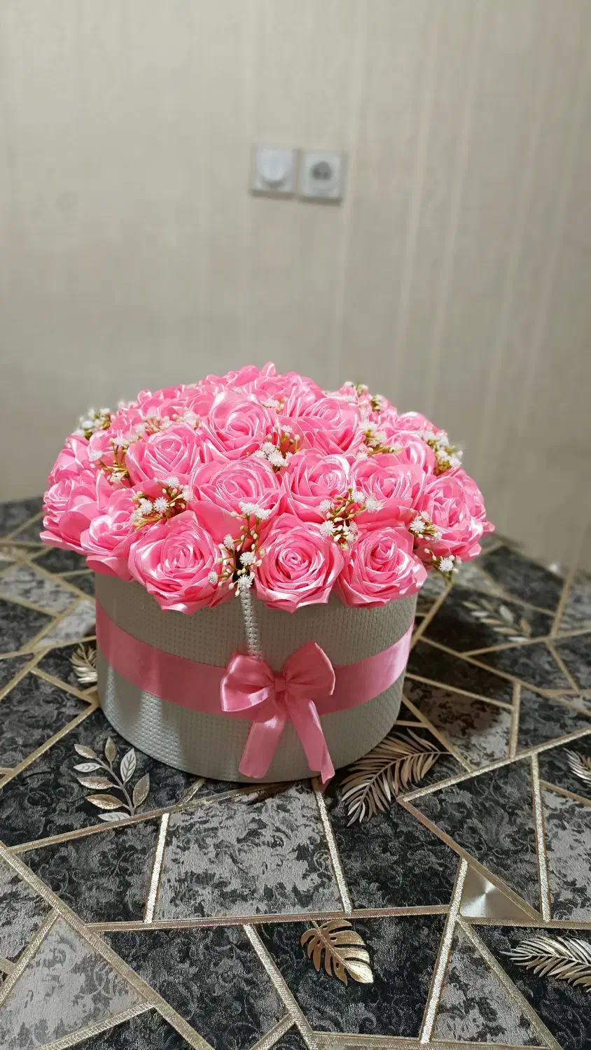 باکس گل روبانی|گل مصنوعی|یزد, |دیوار
