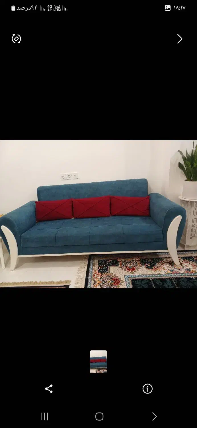 مبل و میز غذاخوری ست کامل نو|مبلمان خانگی و میز عسلی|کردکوی, |دیوار