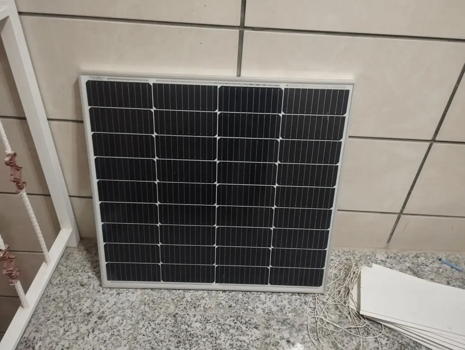 پنل خورشیدی 100 وات|لامپ و چراغ|گنبد کاووس, |دیوار