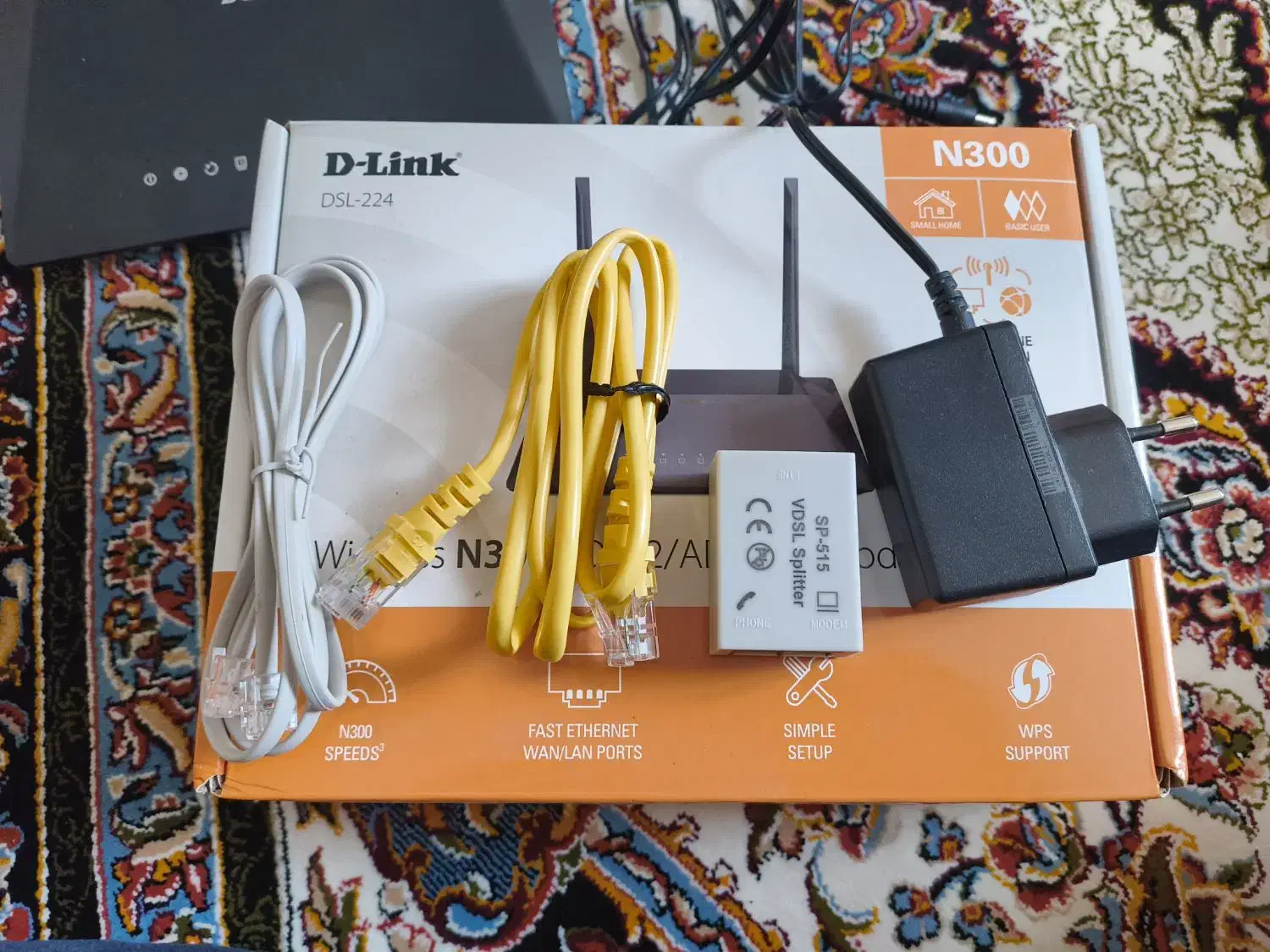 مودم دی لینک N300 DSL-224|مودم و تجهیزات شبکه|قدس, شهر‌قدس|دیوار