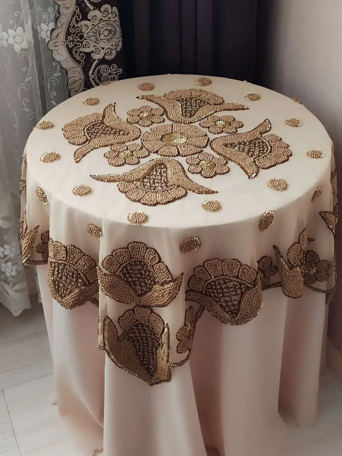 میز خاطره وپرده|پرده، رانر، رومیزی|محمدیه-قزوین, |دیوار