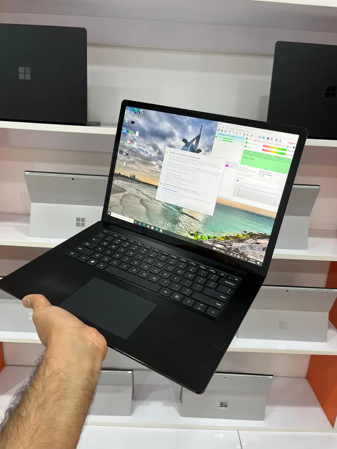 سرفیس لپتاپ ۵ i7/12 gen/16/256surface laptop 5|رایانه همراه|شیراز, ملاصدرا|دیوار