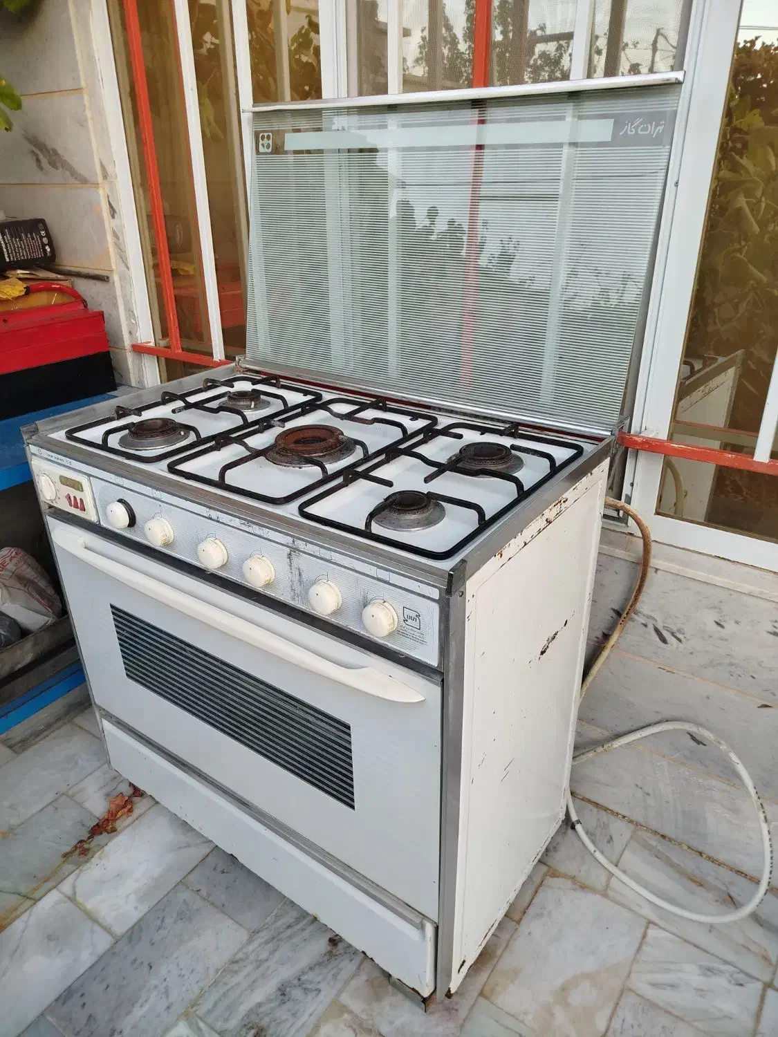 اجاق گاز پنج شعله فردار و ترموکوپل دار|اجاق گاز و لوازم برقی پخت‌وپز|گلپایگان, |دیوار