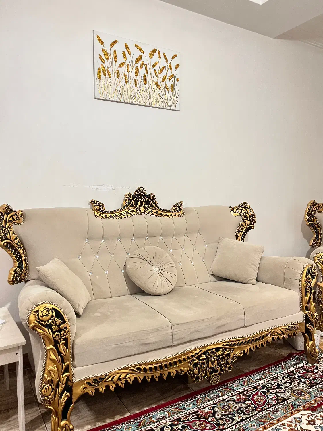 مبل سلطنتی ۷نفره|مبلمان خانگی و میز عسلی|گرگان, |دیوار