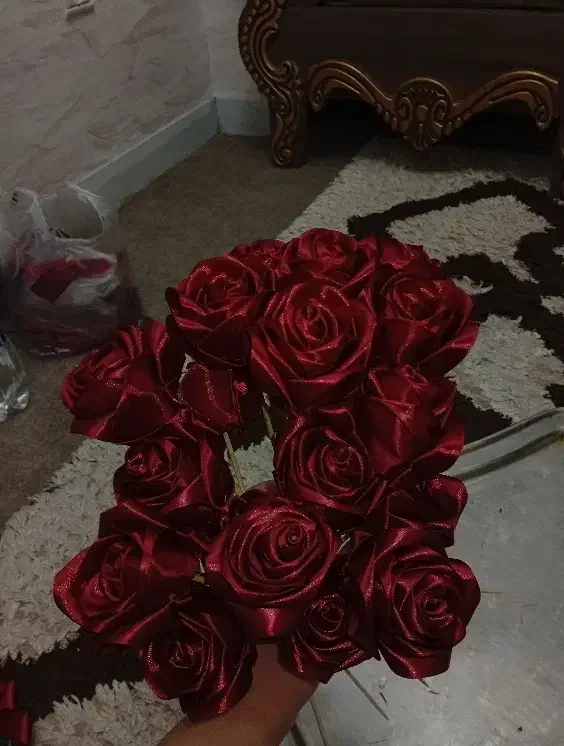 ولنتاین گل روبانی|گل مصنوعی|یزد, |دیوار